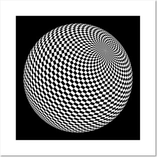 Circled Optical Illusion - #3 Posters and Art